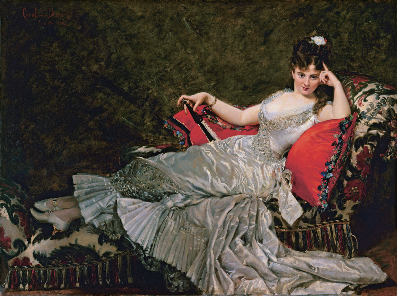 Carolus Dural, portret van Julia Tahl, 1876,Petit Palais,Musée de Beaux-Arts de la Ville de Paris