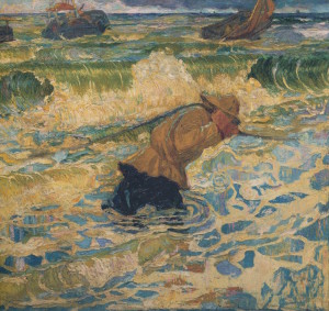 Jan Toorop, de vloed, 1891, particulier bezit LR