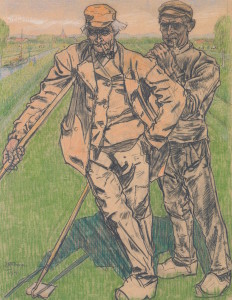 Jan Toorop, landarbeiders,1909, Museum voor Moderne Kunst, Arnhem