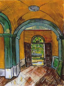 Vincent van Gogh_Hal_psychiatrisch ziekenhuis_Saint Remy,_Van Gogh Museum_Amsterdam