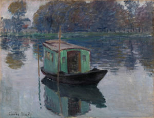 Monet, atelierboot