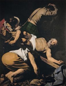 Caravaggio, kruisiging van Petrus