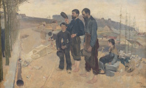 Jan Toorop, l'enterrement, de begrafenis,1883 LR